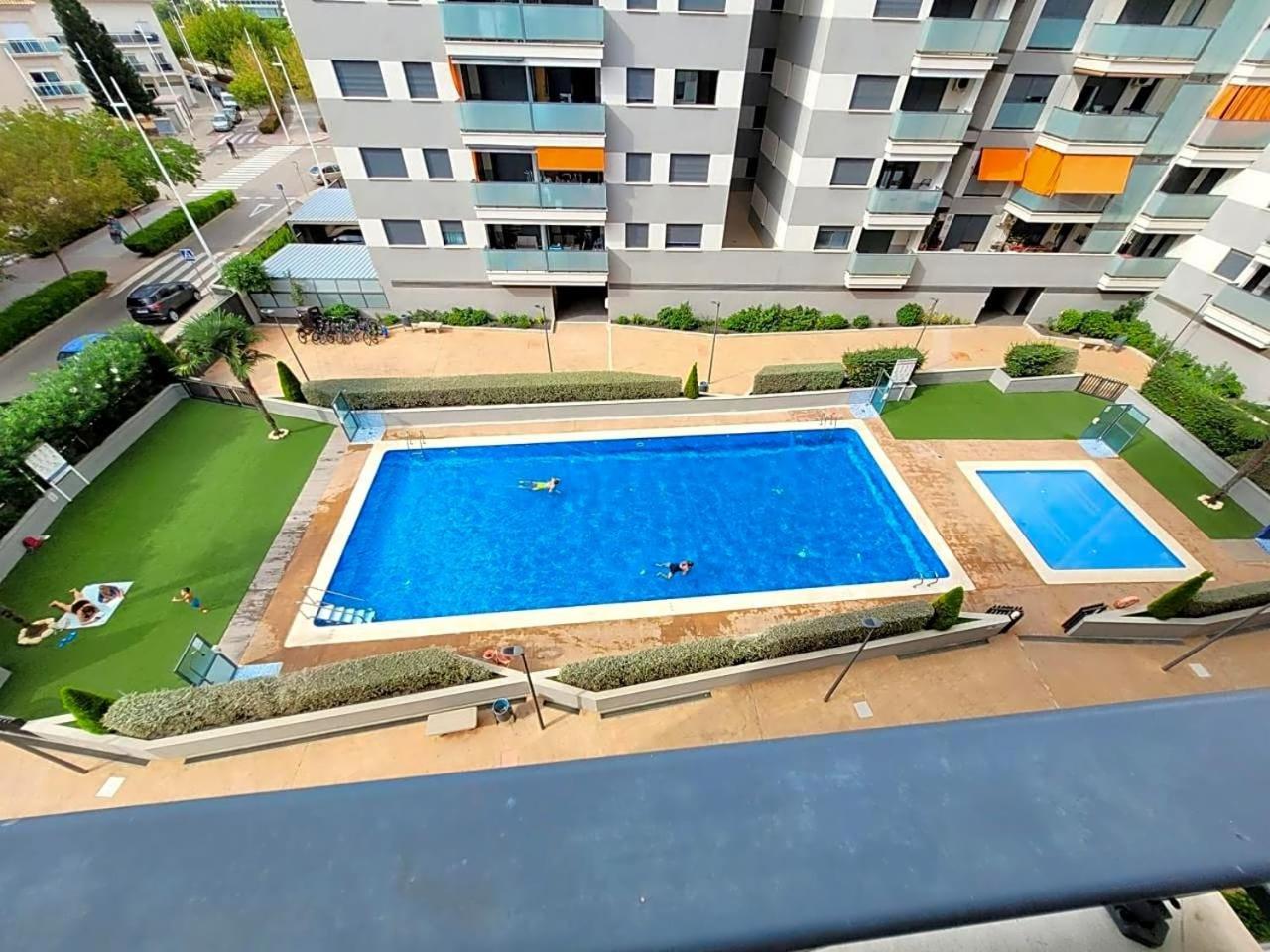 Apartament Ambar Gandia Playa-Grao Con Piscina Parking Ideal Para Familias Esterno foto