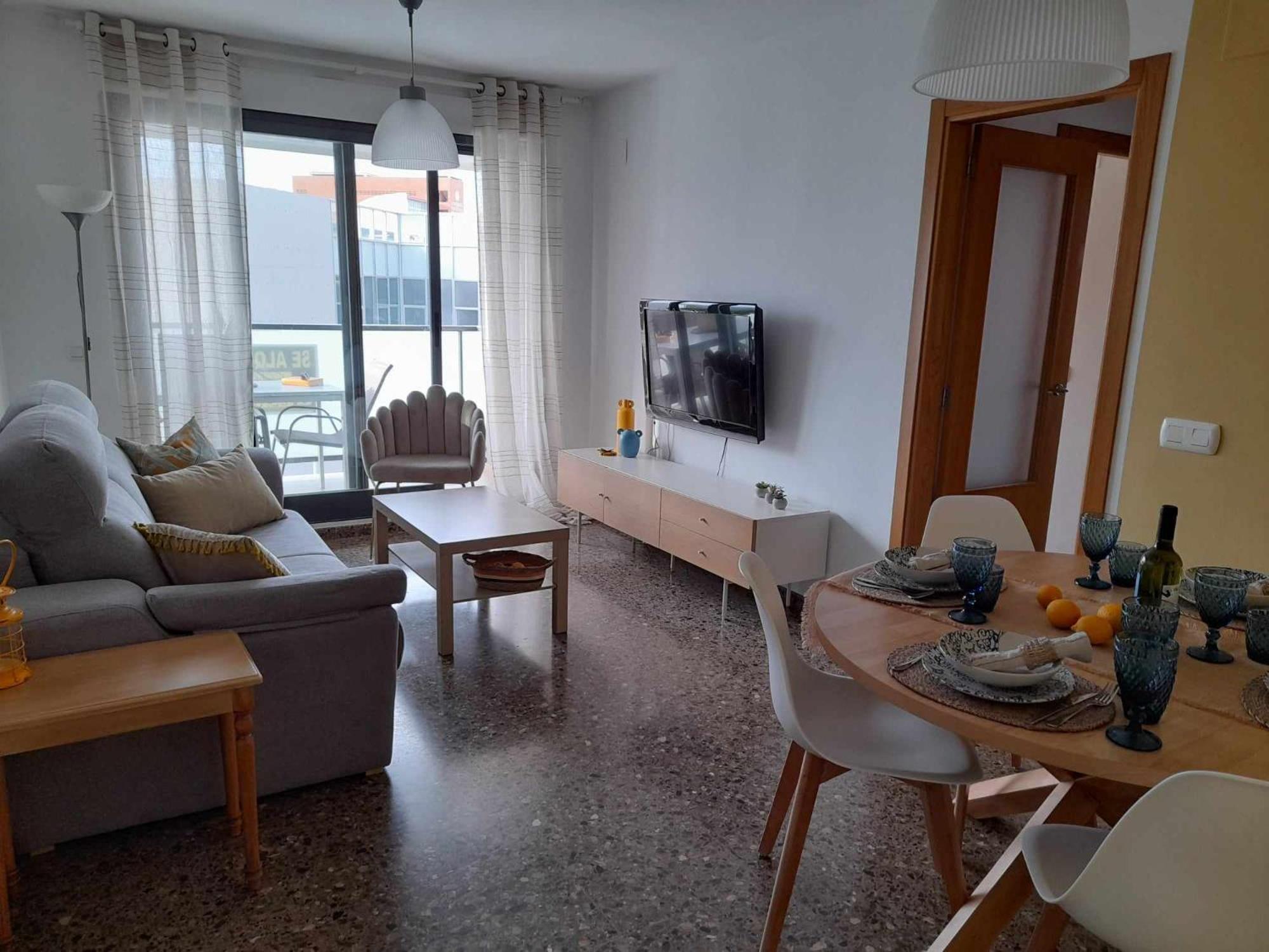 Apartament Ambar Gandia Playa-Grao Con Piscina Parking Ideal Para Familias Esterno foto
