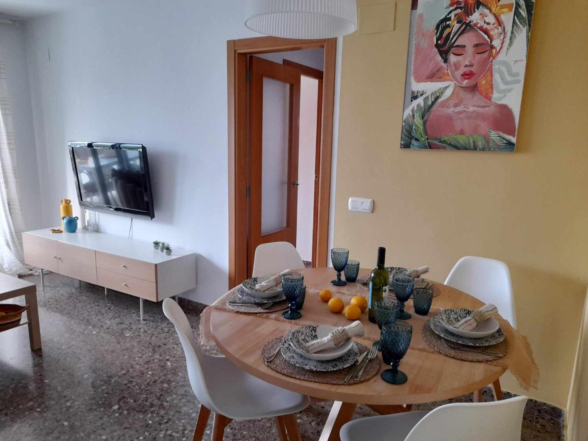 Apartament Ambar Gandia Playa-Grao Con Piscina Parking Ideal Para Familias Esterno foto